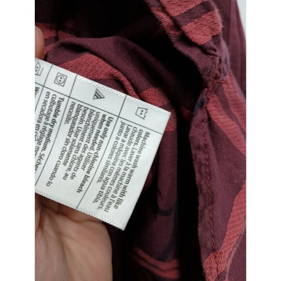 Carhartt Womens Plaid Cotton Shirt XXL Red Long Sleeve Button Up Streetwear - Picture 7 of 10